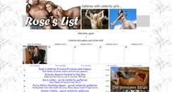 Desktop Screenshot of celebrity.roseslist.com
